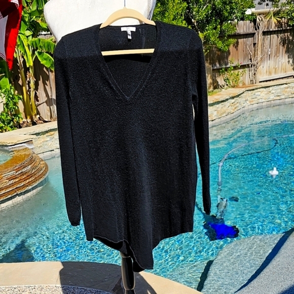 Joie 70% wool 30% cashmere black sweater xs - Picture 1 of 13